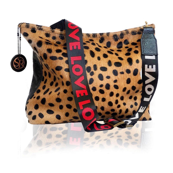 “Blondie” Hobo Dark Cheetah | Seam Reap - Luxury Handmade Leather Handbags, Purses & Totes