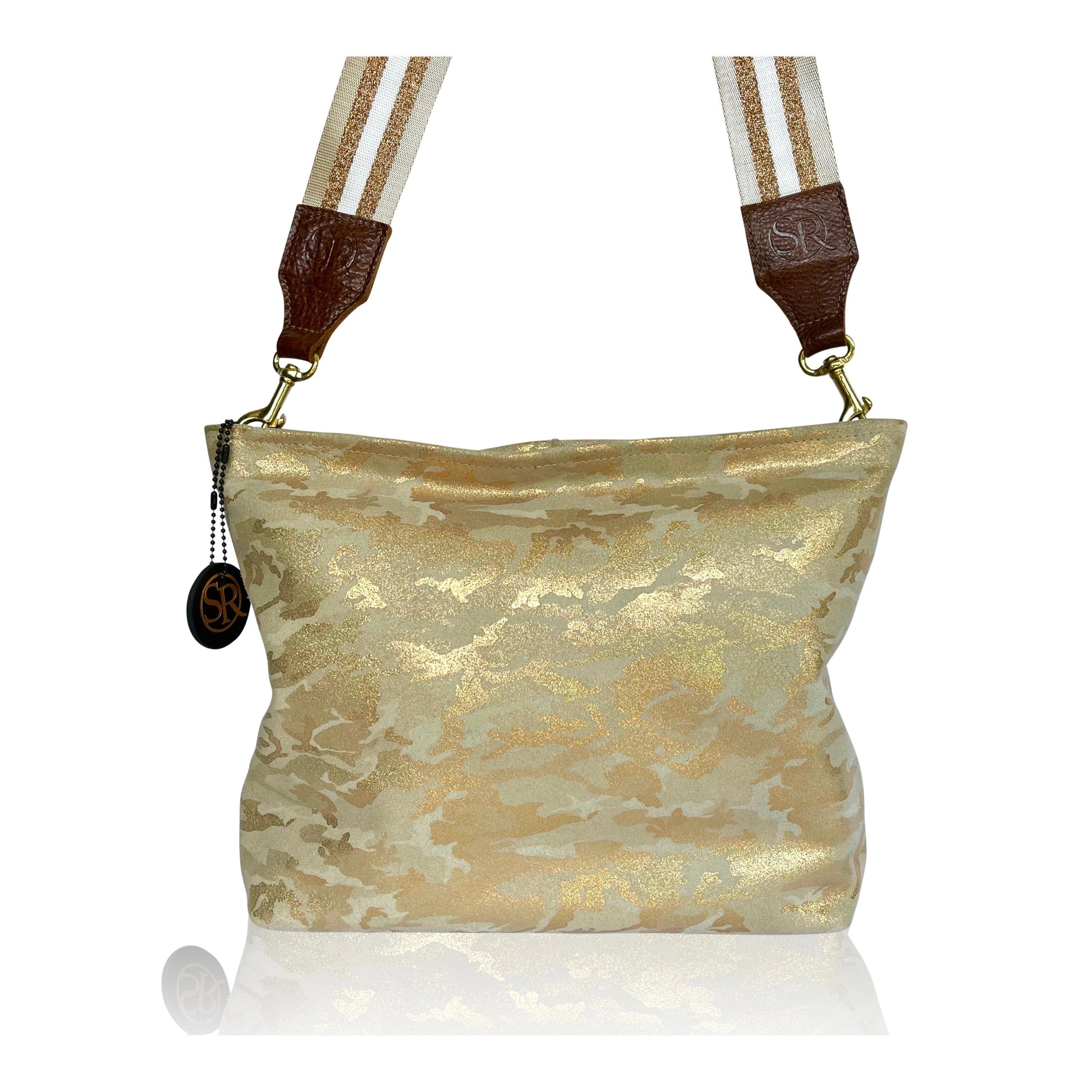 “Blondie” Hobo Gold Camo 30% off | Seam Reap - Luxury Handmade Leather Handbags, Purses & Totes