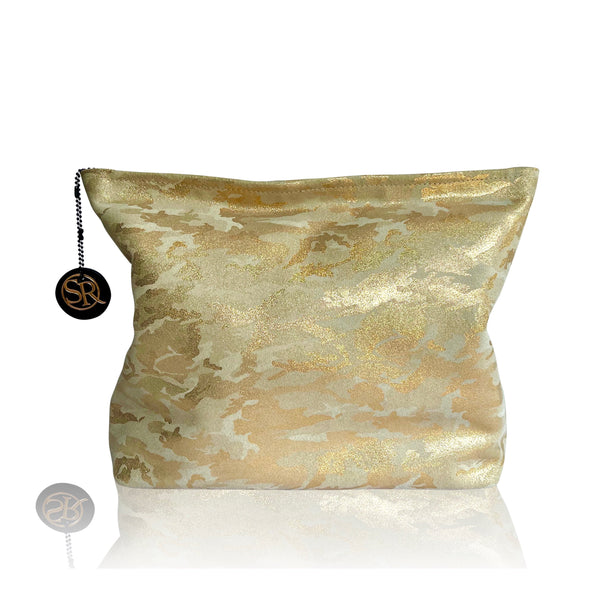 “Blondie” Hobo Gold Camo | Seam Reap - Luxury Handmade Leather Handbags, Purses & Totes
