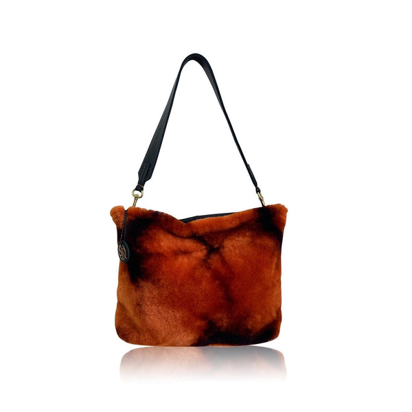 “Blondie” Hobo Shearling | Seam Reap - Luxury Handmade Leather Handbags, Purses & Totes