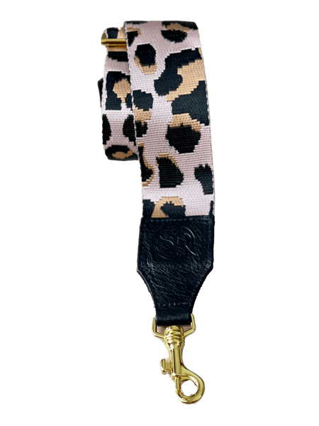 Blush Leopard Bag Strap | Seam Reap - Luxury Handmade Leather Handbags, Purses & Totes