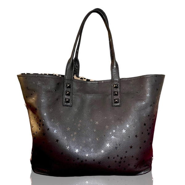 Cheetah “Mazzy” Tote | Seam Reap - Luxury Handmade Leather Handbags, Purses & Totes