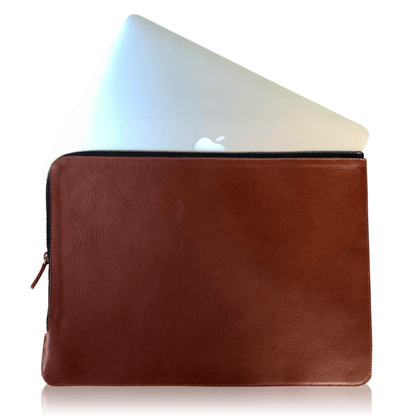 Laptop Sleeve, Cognac | Seam Reap - Luxury Handmade Leather Handbags, Purses & Totes
