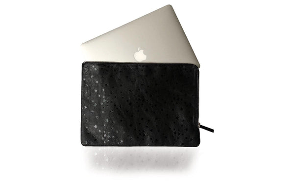 Laptop Sleeve, Gold | Seam Reap - Luxury Handmade Leather Handbags, Purses & Totes