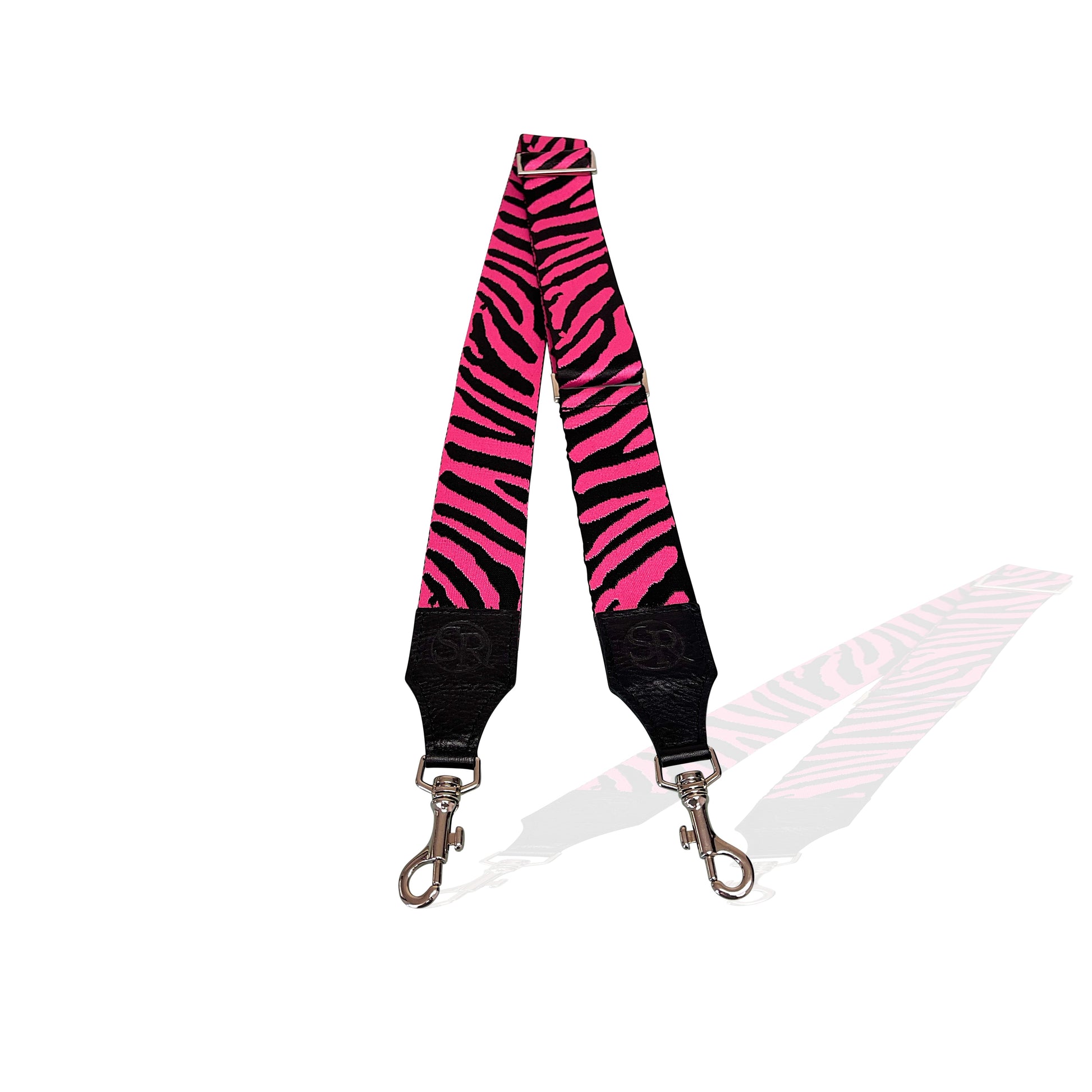 Pink Zebra Bag Strap | Seam Reap - Luxury Handmade Leather Handbags, Purses & Totes