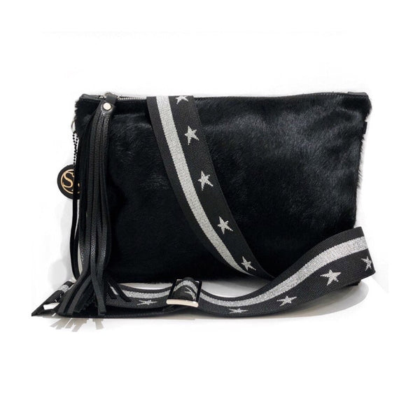 Silver Star Reflective Bag Strap | Seam Reap - Luxury Handmade Leather Handbags, Purses & Totes