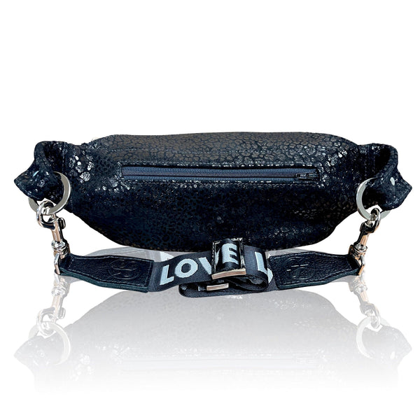 The “Jett” Bumbag Gold Silver | Seam Reap - Luxury Handmade Leather Handbags, Purses & Totes
