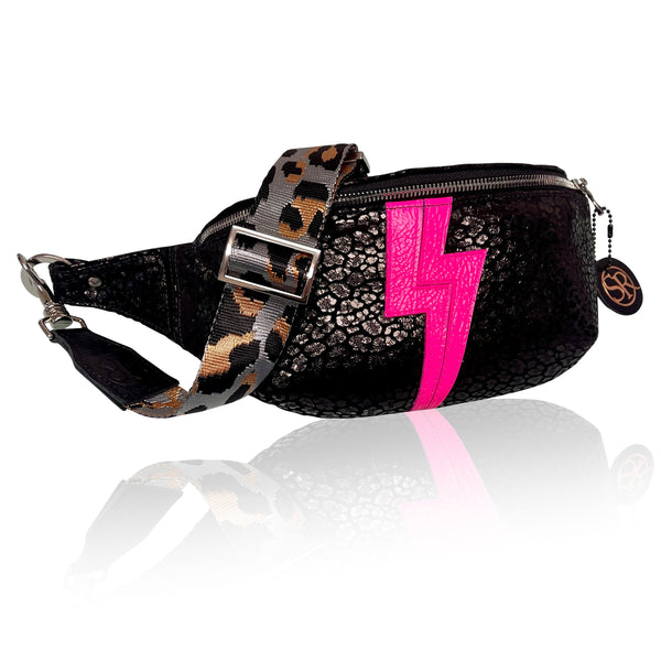 The “Jett” Bumbag Neon Pink | Seam Reap - Luxury Handmade Leather Handbags, Purses & Totes