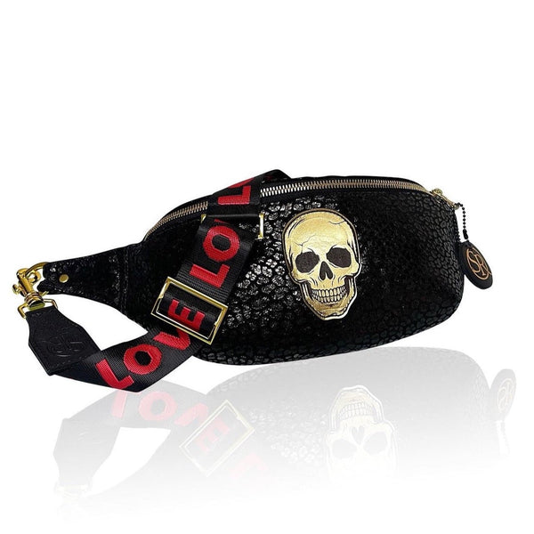 The “Jett” Bum Bag Skull | Seam Reap - Luxury Handmade Leather Handbags, Purses & Totes