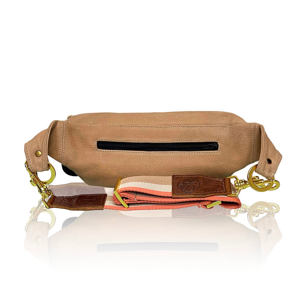 The “Jett” Bumbag Gold Bolt | Seam Reap - Luxury Handmade Leather Handbags, Purses & Totes