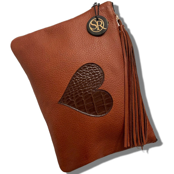 The “Khara” Clutch | Seam Reap - Luxury Handmade Leather Handbags, Purses & Totes