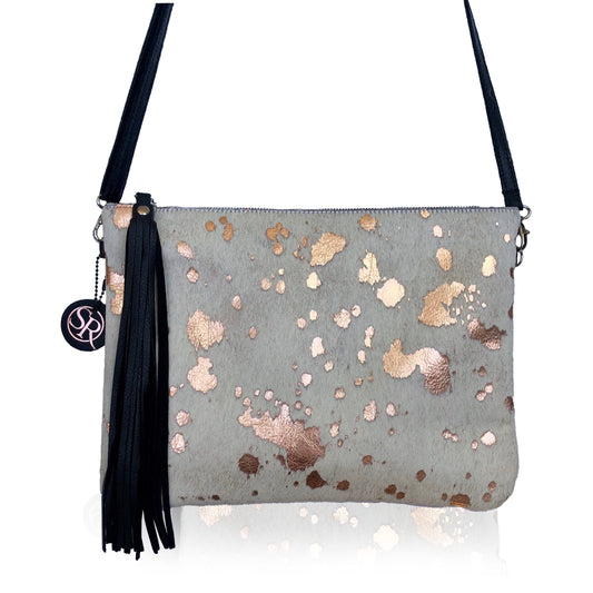 The Rose Gold "Delgado" Clutch | Seam Reap - Luxury Handmade Leather Handbags, Purses & Totes