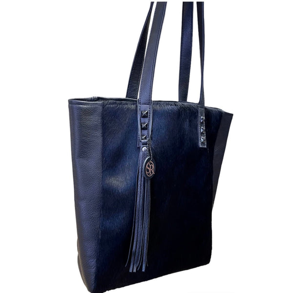 The "Siouxsie" Tote Black | Seam Reap - Luxury Handmade Leather Handbags, Purses & Totes