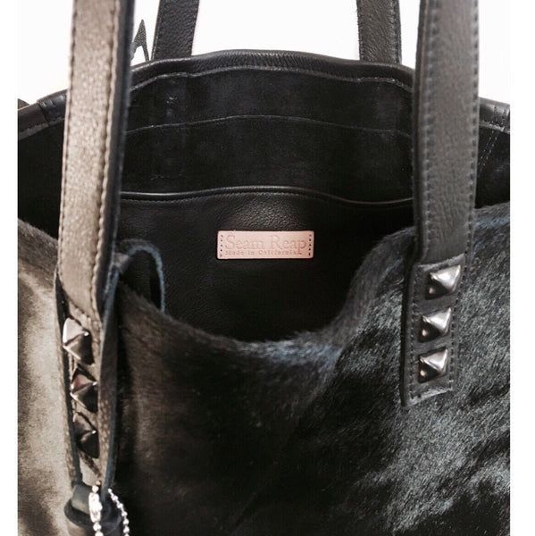 The "Siouxsie" Tote Black | Seam Reap - Luxury Handmade Leather Handbags, Purses & Totes