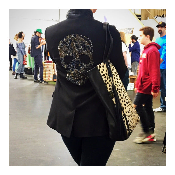 The "Siouxsie" Tote Cheetah | Seam Reap - Luxury Handmade Leather Handbags, Purses & Totes
