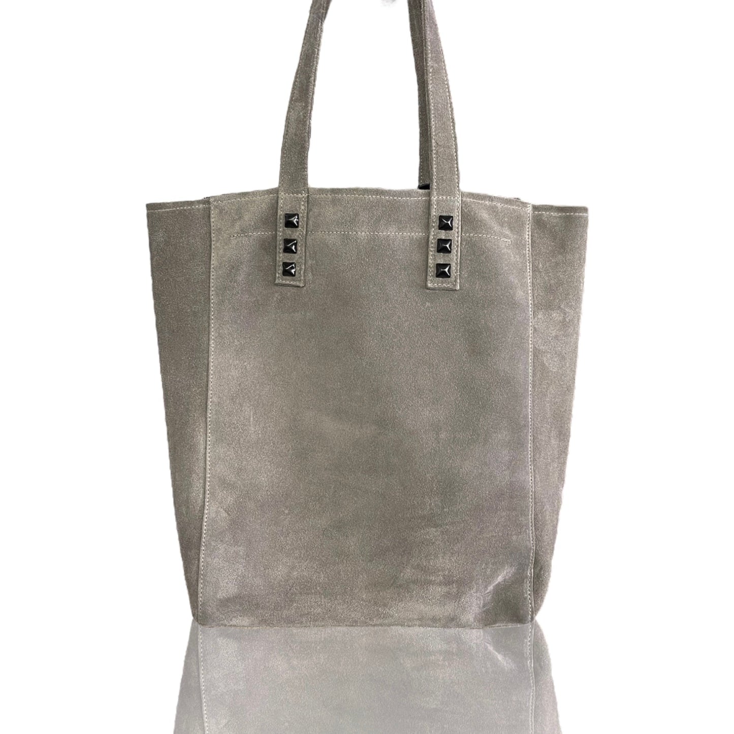 The “Siouxsie” Tote Grey | Seam Reap - Luxury Handmade Leather Handbags, Purses & Totes