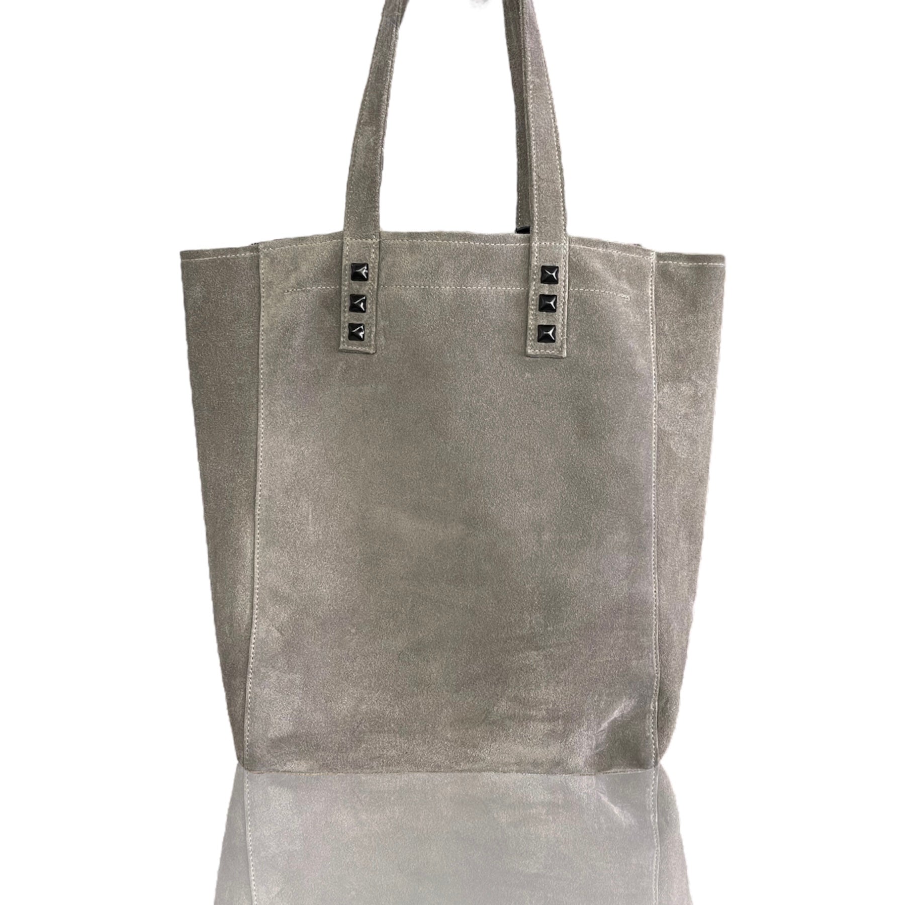 The “Siouxsie” Tote Grey | Seam Reap - Luxury Handmade Leather Handbags, Purses & Totes